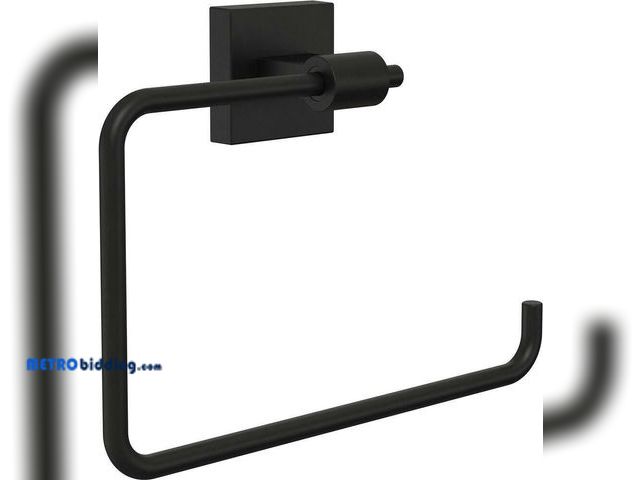 Lot 88-506021 - Franklin Brass Maxted Matte Black Towel Ring