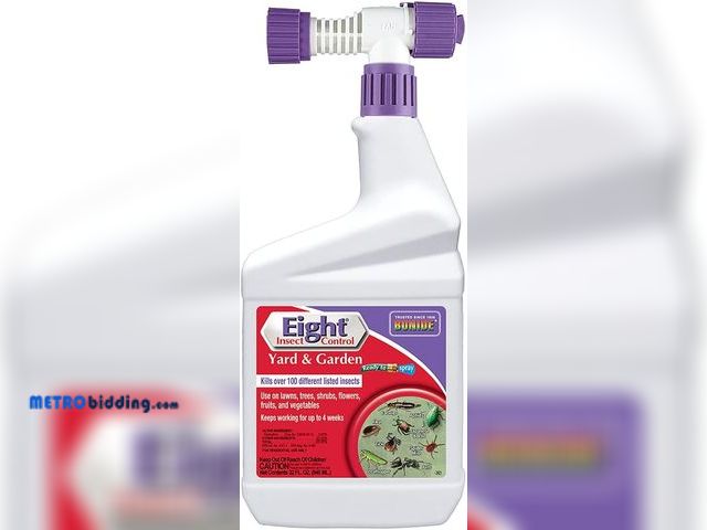 Lot 88-498321 - Bonide Eight Insect Control Yard &amp; Garden, 32 oz Ready-to-Spray Long Lasting Insecticide for Mos...