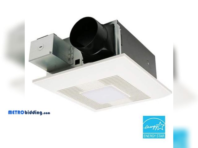 Lot 88-490879 - Panasonic WhisperFit DC/LED, Pick-A-Flow 50,80,110 CFM ENERGY STAR Quiet Ceiling Bathroom Exhaust Fa...
