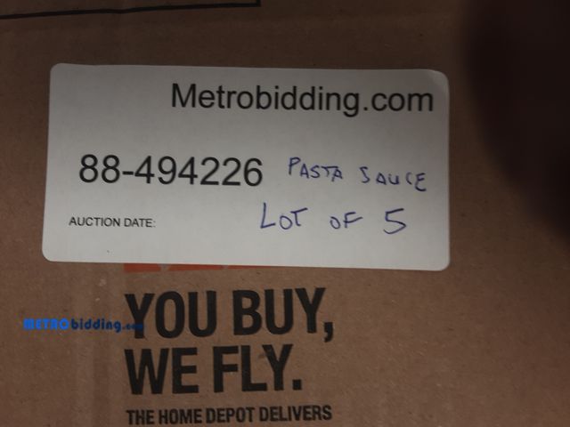 Lot 88-494226 - Lot of 5, Geometry Of Pasta Eggplant Caponata Pasta Sauce