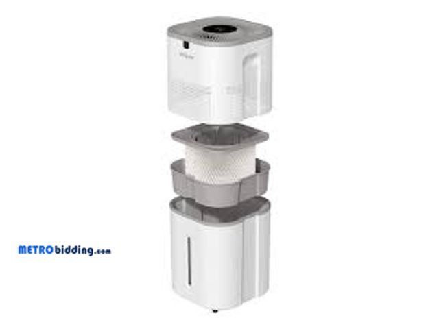 Lot 88-481046 - Vissani 6 Gal. Evaporative Humidifier for Whole House in White VK-8529A