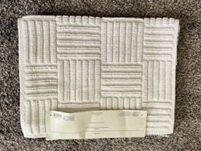 Lot 88-495235 - 2pc 17"x24" Modern Rug Set Aqua Blue - Threshold