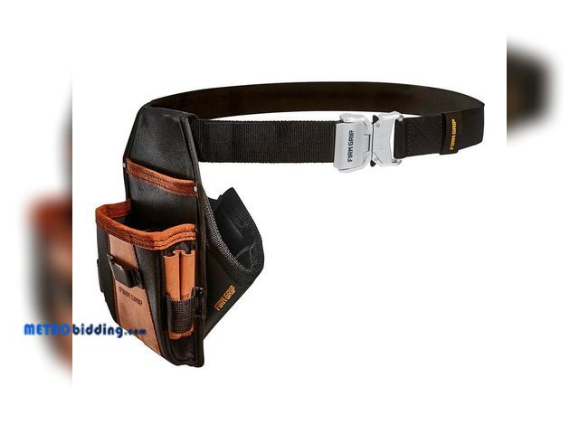 Lot 88-492468 - FIRM GRIP Build-A-Rig Everyday Belt Kit (Includes Utility Pouch and Hammer Sleeve) 1FG-3575, missing...