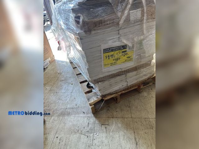 Lot 88-484576 - 442 sq.ft Sanbristol White Marvel 24 in. x 48 in. Matte Color Body Porcelain Stone Look Floor and Wa...