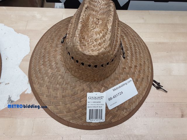 Lot 88-491724 - Goldcoast Sun Protection Wide Brim Straw Hat