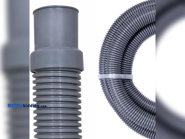 Lot 88-498659 - SWIMLINE HYDROTOOLS Pool Pump Filter Connection Hose W/ Cuff | 1.5 Inch X 6 Foot | Heavy-Duty Flexib...