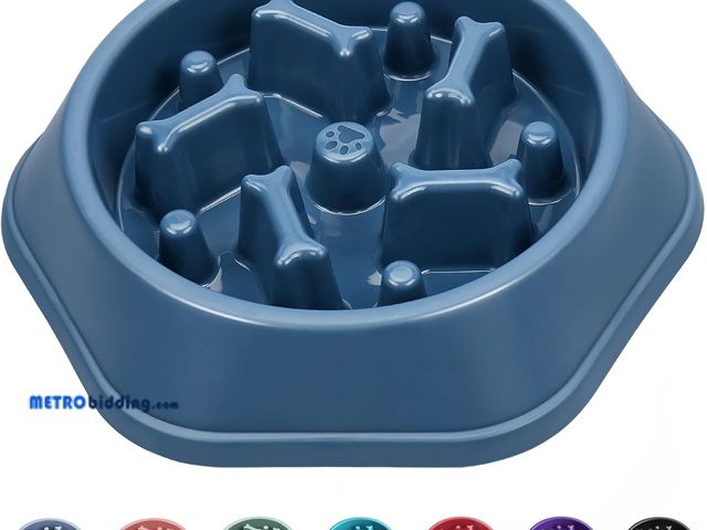 Lot 88-498875 - UPSKY Slow Feeder Dog Bowl Anti-Chocking Slower Feeding Pet Puzzle Bowls, Interactive Bloat Stop Dog...