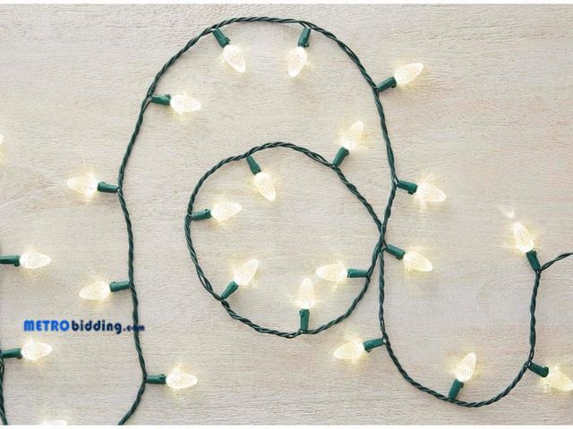 Lot 88-501234 - Home Accents Holiday 50 -Count LED Cool White Lights 2Pack