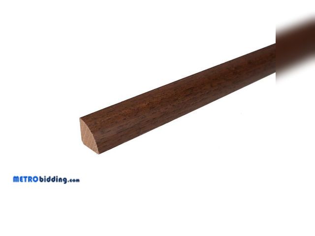 Lot 88-490791 - ROPPE Quarter Round Zenon 0.75 in. T x 0.75 in. W x 78 in. L Matte Hickory Hardwood Trim HQR783258