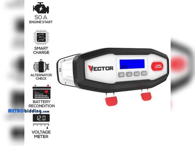 Lot 88-491828 - VECTOR 50 Amp Battery Charger/Maintainer VECBC50