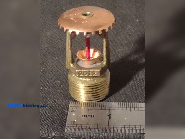Lot 88-501442 - GENUINE TYCO TY4131 PENDENT FIRE SPRINKLER HEAD BRASS UPRIGHT 2012 LIMIT OF ONE , Lot of 20