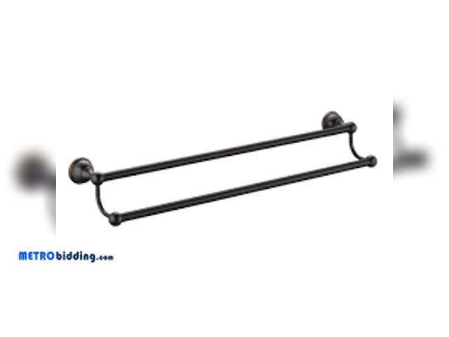 Lot 88-492915 - Glacier Bay Mandouri Series 24 in. Double Towel Bar in Bronze 262A