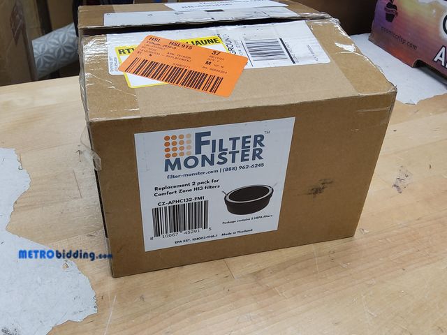 Lot 88-490436 - Filter-Monster Replacement 2 Pack for Comfort Zone H13 filters