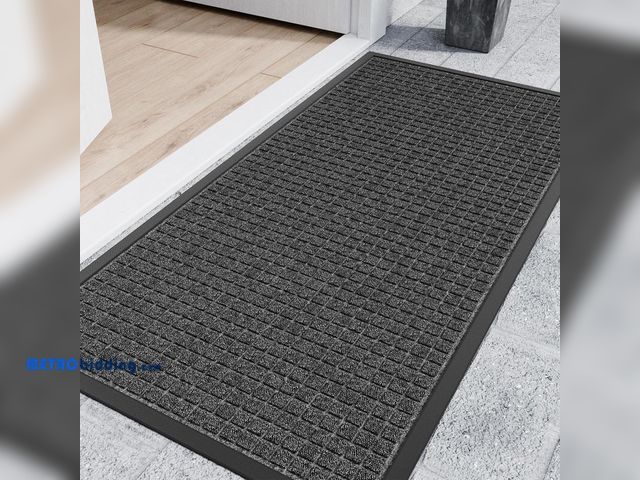 Lot 88-501364 - Indoor Outdoor Front Door Mats, 48" x 36" Rubber Backing Non Slip Durable Welcome Floor Mats for Pat...