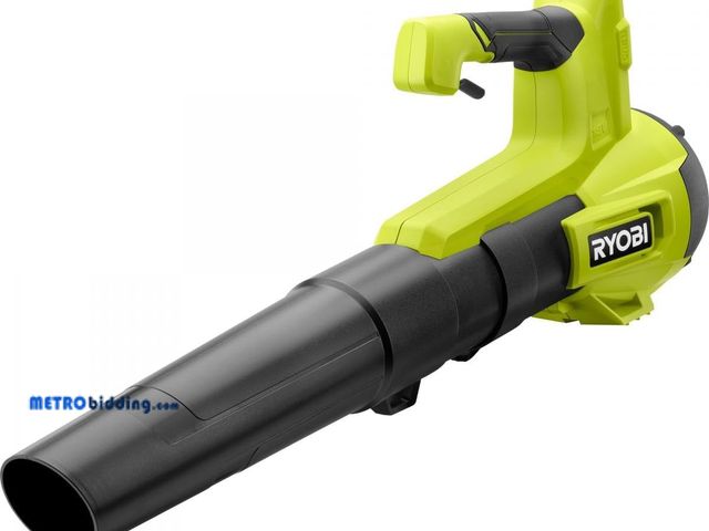 Lot 88-491689 - RYOBI ONE+ 18V 100 MPH 325 CFM Cordless Battery Variable Speed Jet Fan Leaf Blower