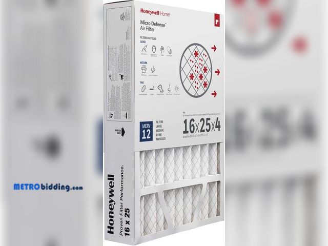 Lot 88-495751 - Honeywell Home CF200D1625 Air Filter, White