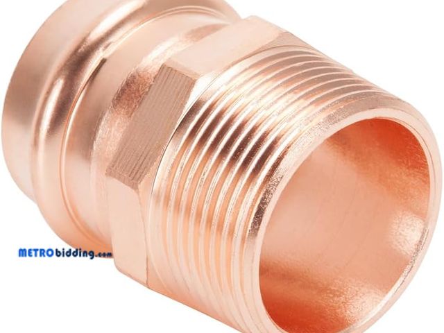 Lot 88-482508 - Copper Press Fittings 3/4 inch Press x 3/4 inch Male Adapter