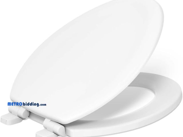 Lot 88-498112 - KOHLER Stonewood Quiet-Close Elongated Toilet Seat, Slow Close Design, Durable Wood, Easy Installati...