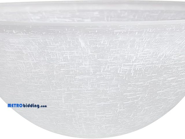 Lot 88-497734 - Aspen Creative 23504-01 Frosted Fabric Texture Shade for Medium Base Socket Torchiere, Swag Lamp 15-...