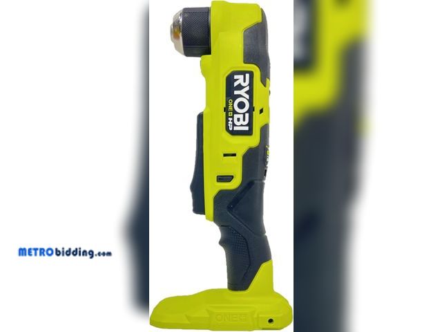 Lot 88-493693 - RYOBI ONE+ HP 18V Brushless Cordless Compact 3/8 in. Right Angle Drill (Tool Only)