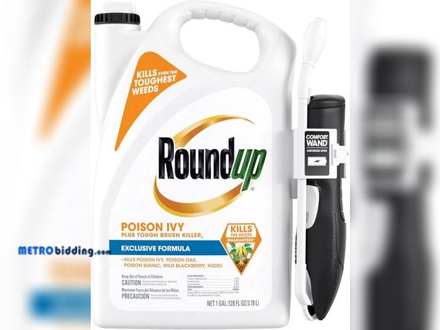 Lot 88-498355 - Roundup Poison Ivy Plus Tough Brush Killer₂ with Comfort Wand, Visible Results in Hours, 1 gal.