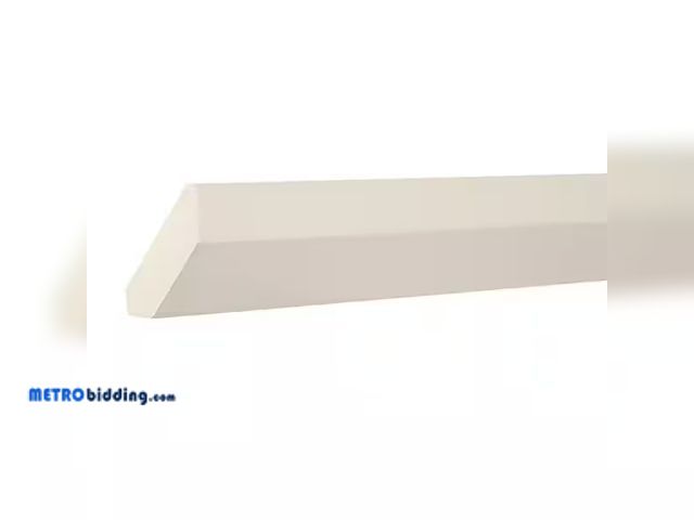 Lot 88-490417 - Hampton Bay Avondale/Leyton 0.25 in. W x 90 in. H Scribe Moulding in Alpine White SM