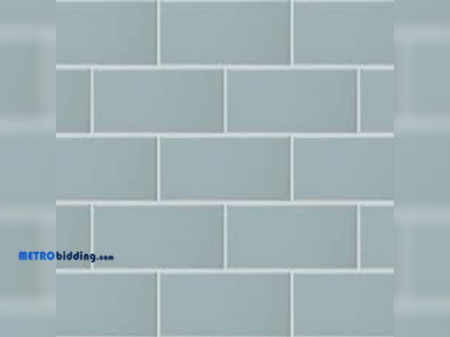 Lot 88-491174 - Daltile Restore Tide Blue 3 in. x 6 in. Matte Ceramic Wall Tile (12.5 sq. ft./Case) RE30RCT36MT