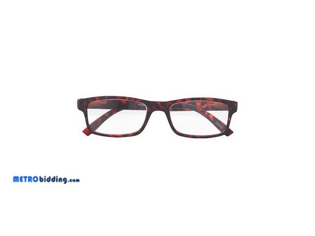 Lot 88-490859 - Magnifeye Retro Tortoise 1.25 Reading Glasses with 2 Black Soft Cases 2 Pack 85878-07