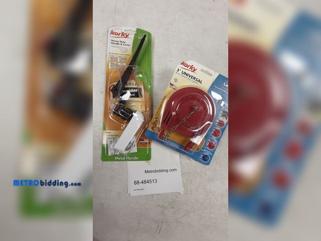Lot 88-484513 - Toilet repair set
Toilet flapper and handle &amp; lever