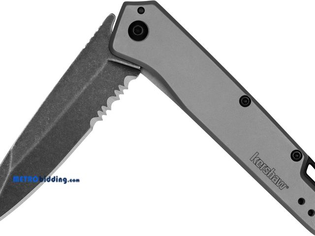 Lot 88-498027 - Kershaw Misdirect Folding Pocket Knife, 2.9" 4Cr14 Stainless Steel Blade, Compact Frame Lock Design