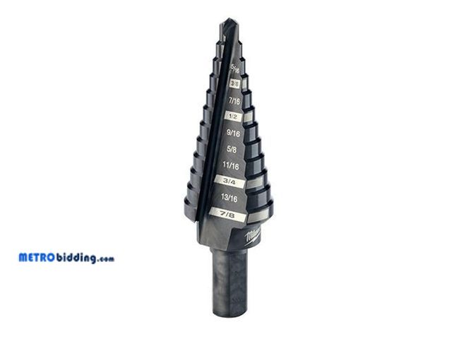 Lot 88-480150 - Milwaukee Electric - 4 Step Drill BIT 3/16-7/8 in.