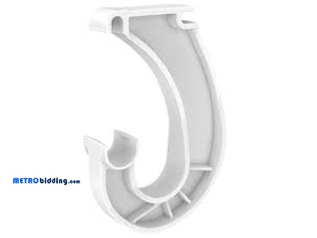 Lot 88-501393 - ClosetMaid SuperSlide 6 in. x 1 in. White Closet Rod Bracket, Lot of 11
