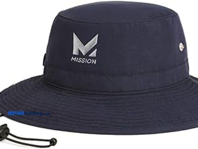 Lot 88-491673 - MISSION Cooling Bucket Hat - Unisex Wide-Brim Hat for Men &amp; Women - Lightweight, Foldable &amp; ...