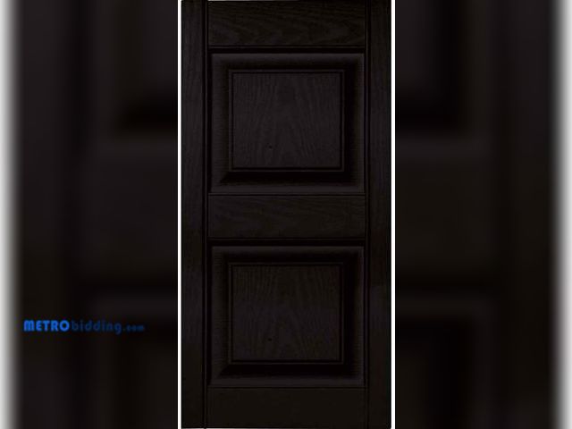 Lot 88-498127 - Builders Edge, 040140051002 Raised Panel Vinyl Shutters