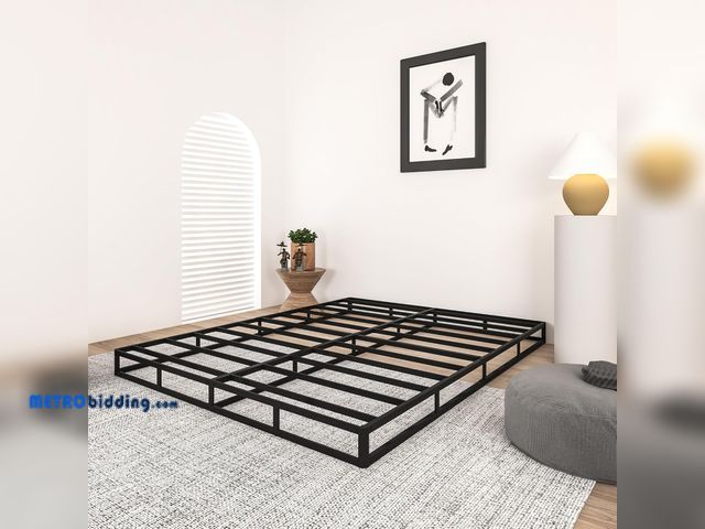 Lot 88-495791 - Qingzhou 5 Inch Box Spring for Queen Bed, Heavy Duty Metal Mattress Foundation, 3000 lbs Capacity, L...