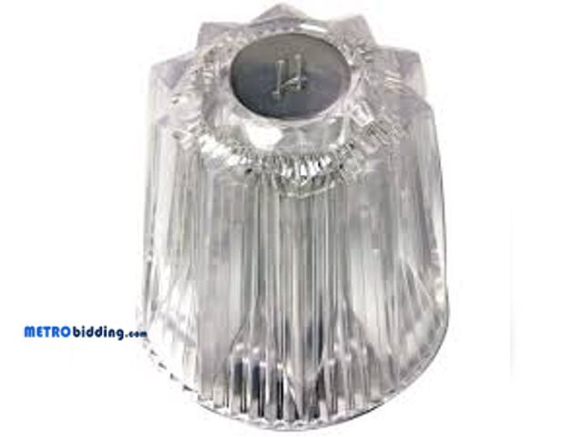 Lot 88-496446 - Pfister 940-740A Windsor Large Replacement Tub and Shower Handle for Hot in Clear Acrylic 131402