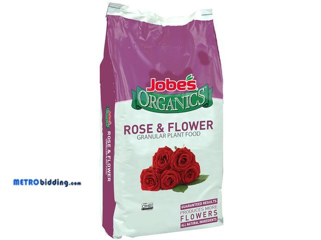 Lot 88-498499 - Jobe's Organics Granular Rose Fertilizer, Organic Plant Fertilizer for Rose, Hydrangea, Hibiscus, Az...