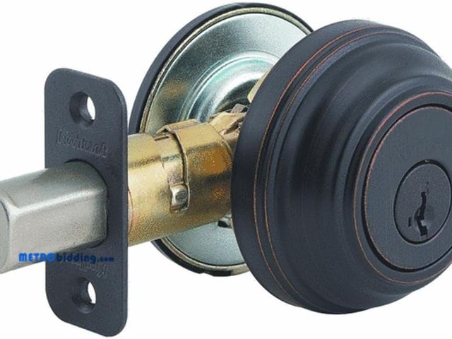 Lot 88-493726 - Kwikset 980 Single Cylinder Deadbolt Featuring SmartKey in Venetian Bronze