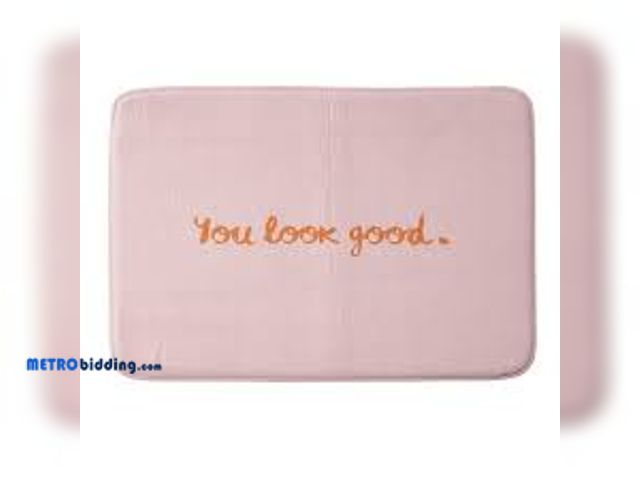 Lot 88-494893 - You Look Good Bath Rug by Calming Mood - society6