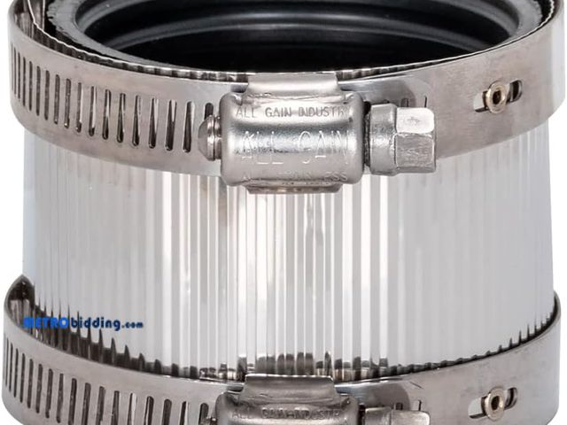 Lot 88-495411 - Eastman 2 Inch No-Hub Coupling with Stainless Steel Clamps