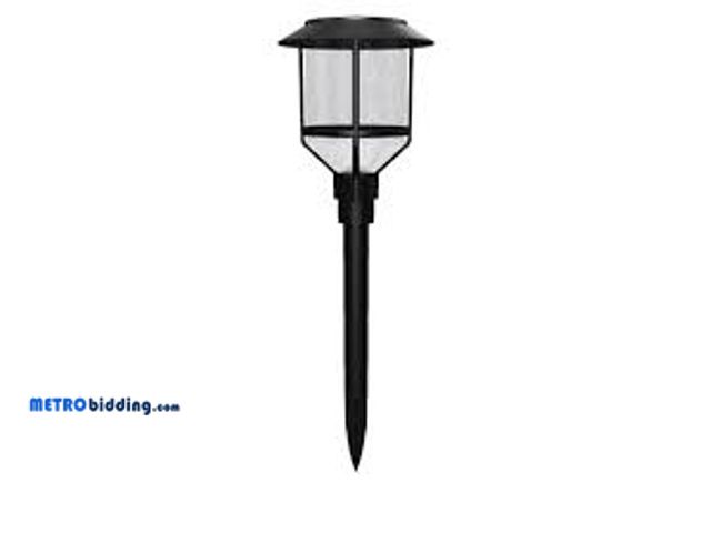 Lot 88-482552 - Harbor Breeze 4 -Pack 10 -Lumens Black Solar LED Outdoor