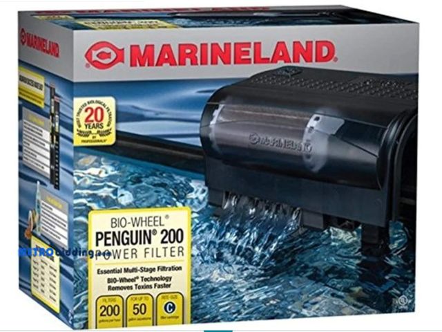 Lot 88-503434 - Marineland Penguin Bio-Wheel Power Filter 200 GPH, Multi-Stage Aquarium Filtration
Used