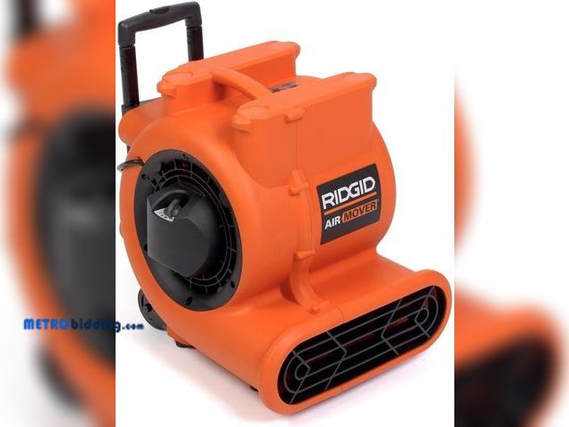 Lot 88-492278 - RIDGID 1625 CFM Air Mover AM2560 - Orange - 3-Speed Heavy-Duty Motor - Extra Long Power Cord - Ideal...