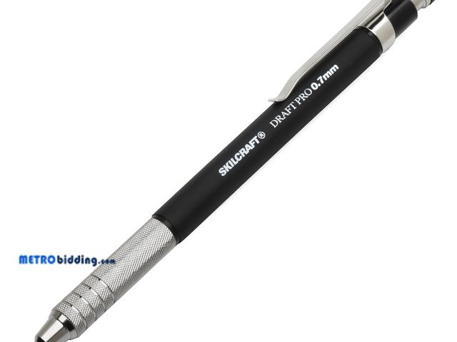 Lot 88-494252 - AbilityOne - 7520016943027 - Draft Pro Mechanical Drafting Pencil - 0.7mm - Medium Point - 3 units