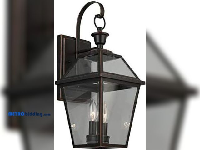 Lot 88-495545 - Home Decorators Collection Glenneyre 20.25 in. Matte Black French Quarter Gas