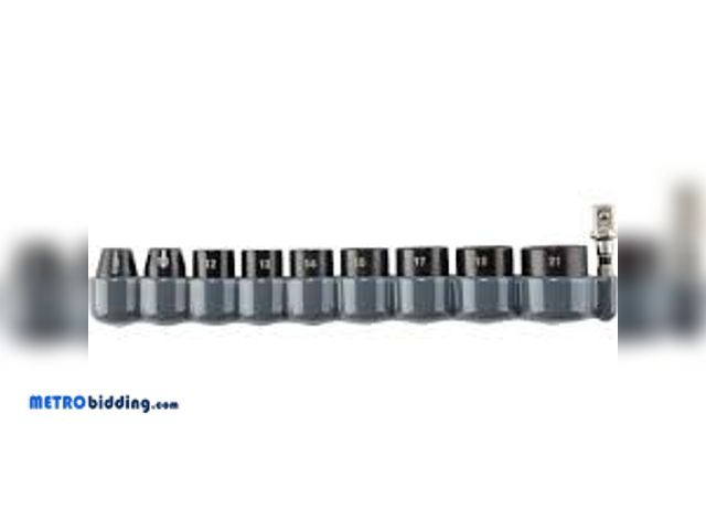 Lot 88-492028 - Makita IMPACT XPS Socket Set Metric with Standard SA (10-Piece)