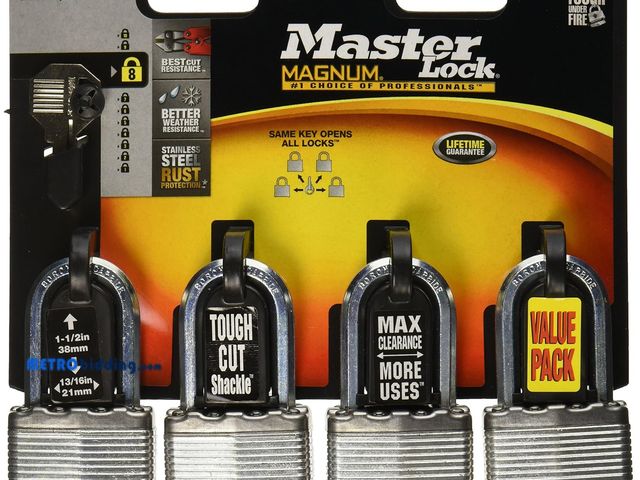 Lot 88-494244 - Master Lock M1XQLF Magnum Keyed Padlock