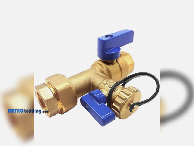 Lot 88-483630 - Tankless Water Heater Isolation Service Valve Pressure Relief Valve 3/4