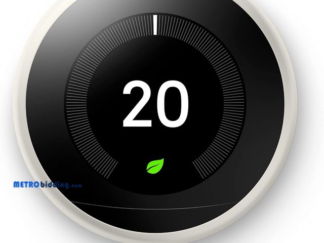 Lot 88-501439 - Google Nest Learning Thermostat - Programmable Smart Thermostat for Home - 3rd Generation Nest Therm...