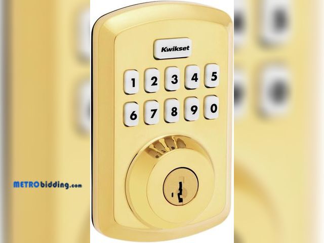 Lot 88-480149 - Kwikset 9250TRS-L03S Transitional Powerbolt 2 Electronic SmartCode Deadbolt SmartKey with RCAL Latch...